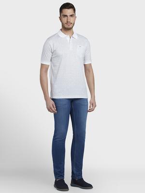 blue light washed denim jeans - 17502807 - Standard Image - 4