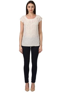 ditsy floral round neck top - 17503000 - Standard Image - 4