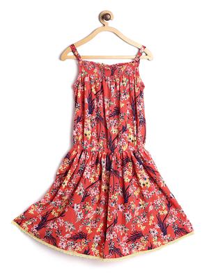 red floral frock - 17504987 - Standard Image - 2