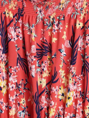 red floral frock - 17504987 - Standard Image - 3