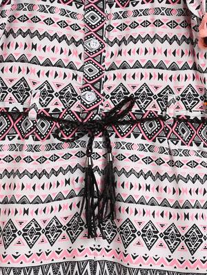 white cotton blend frock - 17505008 - Standard Image - 3