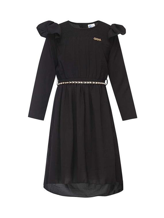 black cotton blend frock - 17505012 - Zoom Image - 1