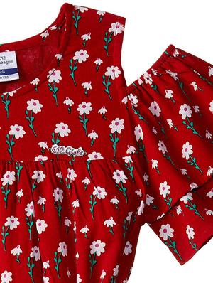 red floral frock - 17505040 - Standard Image - 3