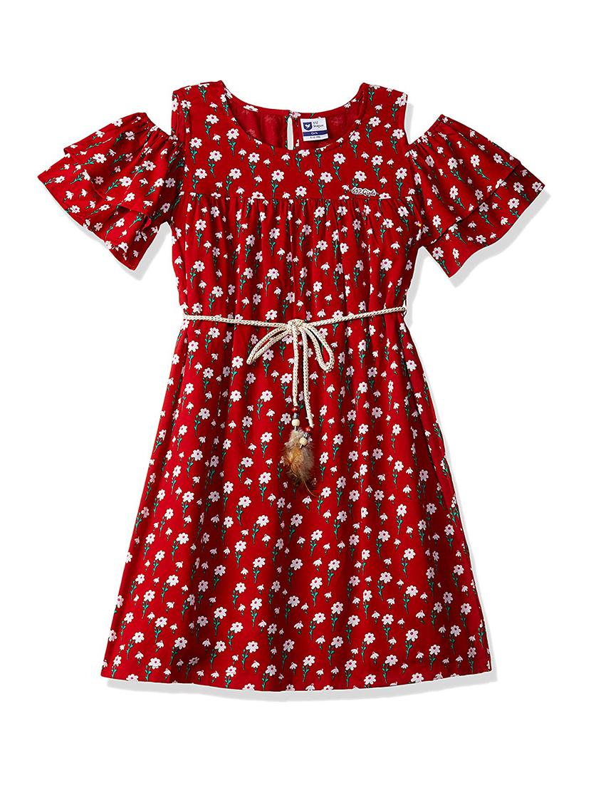 red floral frock - 17505040 - Zoom Image - 1