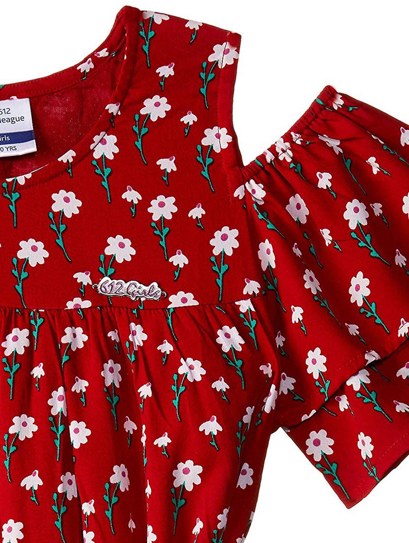 red floral frock - 17505040 - Zoom Image - 3