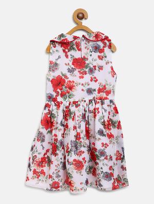 white floral frock - 17505046 - Standard Image - 2