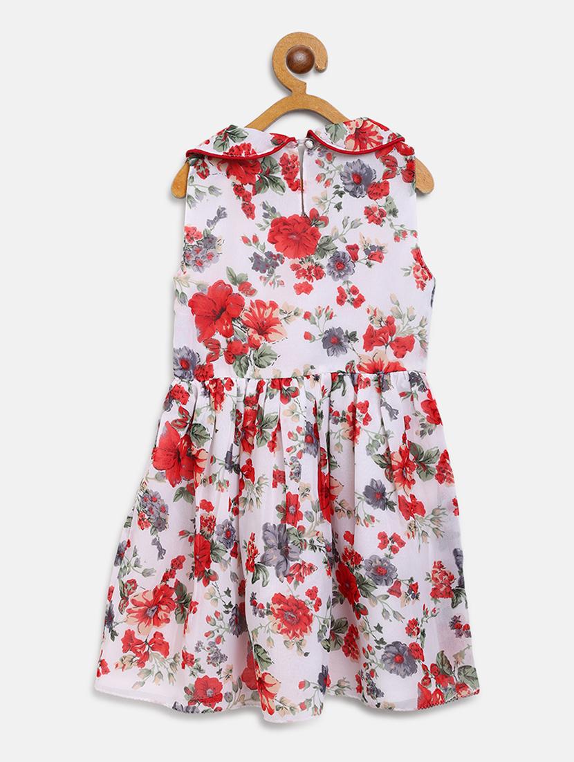 white floral frock - 17505046 - Zoom Image - 2