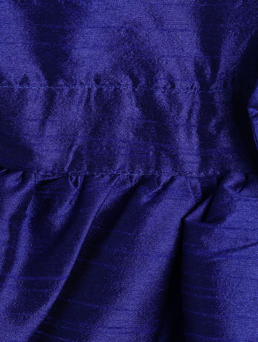 blue cotton blend frock - 17505091 - Zoom Image - 3