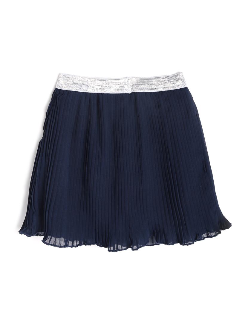blue cotton blend skirt - 17505149 - Zoom Image - 2