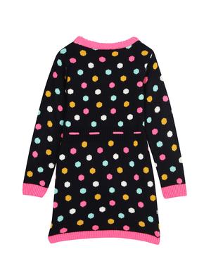 black cotton blend frock - 17505220 - Standard Image - 2
