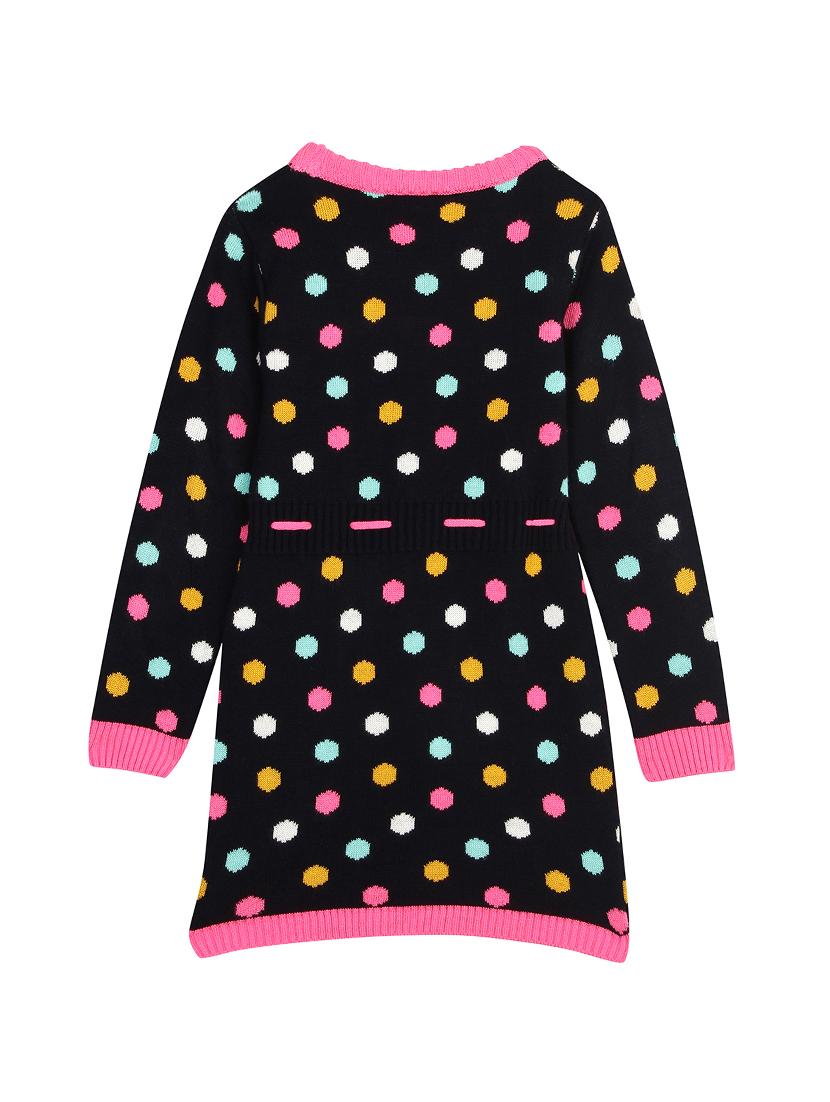 black cotton blend frock - 17505220 - Zoom Image - 2
