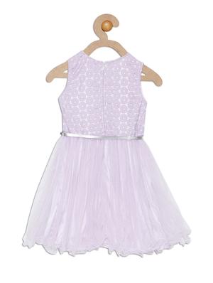 purple cotton blend frock - 17505222 - Standard Image - 2