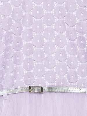 purple cotton blend frock - 17505222 - Standard Image - 3