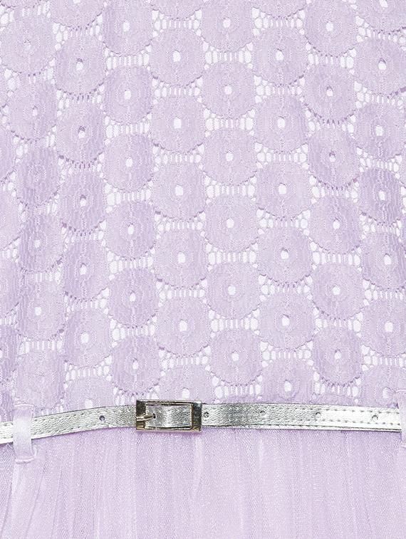 purple cotton blend frock - 17505222 - Zoom Image - 3