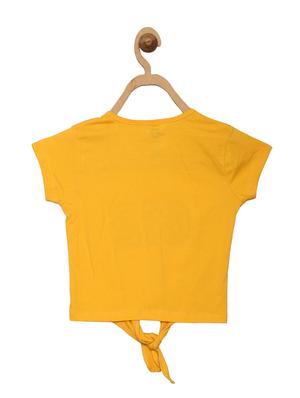 yellow cotton regular top - 17505281 - Standard Image - 2