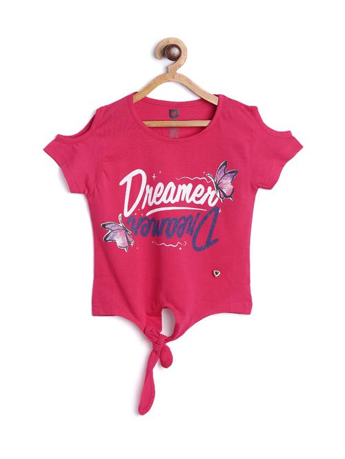 pink printed top - 17505307 - Standard Image - 1