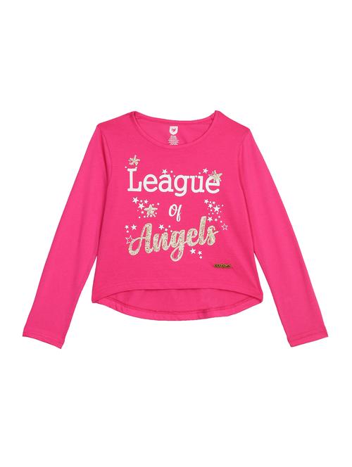 pink printed regular top - 17505310 - Standard Image - 1