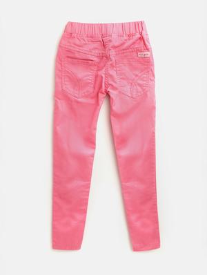 pink cotton casual trouser - 17505326 - Standard Image - 2