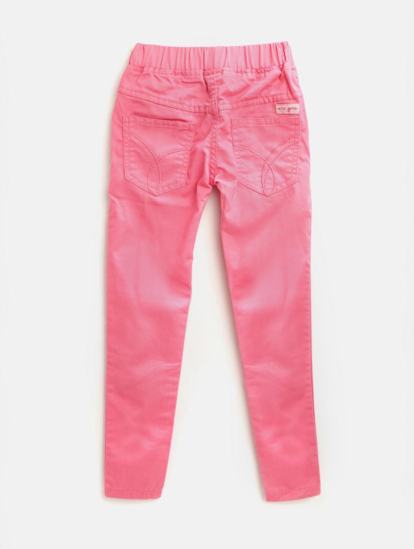 pink cotton casual trouser - 17505326 - Zoom Image - 2