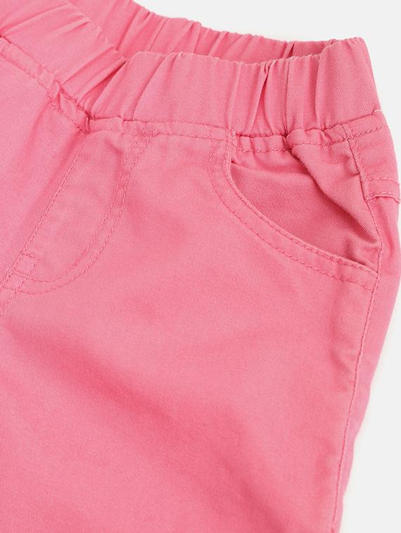 pink cotton casual trouser - 17505326 - Zoom Image - 3