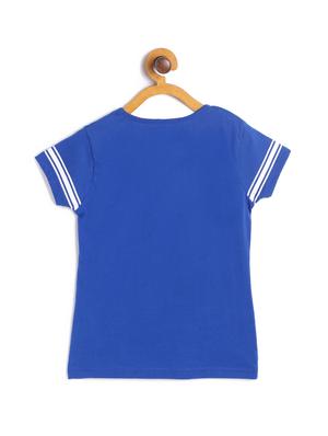 blue printed regular top - 17505327 - Standard Image - 2