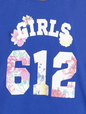 blue printed regular top - 17505327 - Standard Image - 3