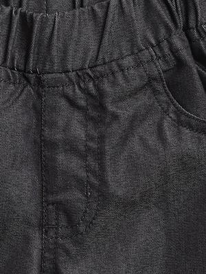 black cotton casual trouser - 17505338 - Standard Image - 3