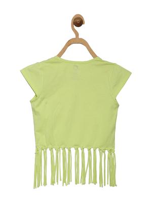 green cotton regular top - 17505351 - Standard Image - 2