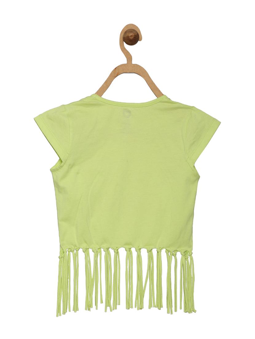 green cotton regular top - 17505351 - Zoom Image - 2