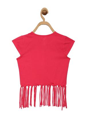 pink cotton regular top - 17505355 - Standard Image - 2