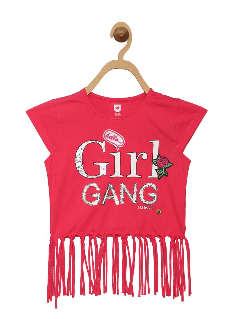 pink cotton regular top - 17505355 - Zoom Image - 1
