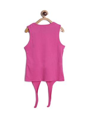 pink cotton regular top - 17505406 - Standard Image - 2