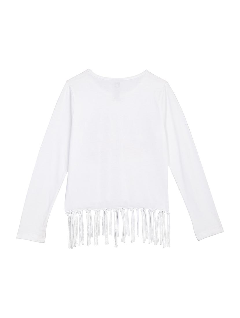 white cotton regular top - 17505455 - Zoom Image - 2