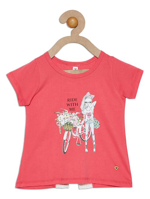 pink cotton regular top - 17505489 - Standard Image - 1