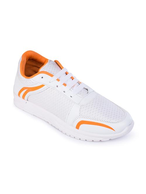 orange mesh sport shoes - 17505557 - Standard Image - 1