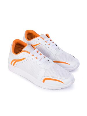 orange mesh sport shoes - 17505557 - Standard Image - 2