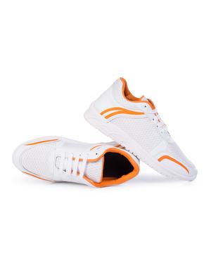orange mesh sport shoes - 17505557 - Standard Image - 4