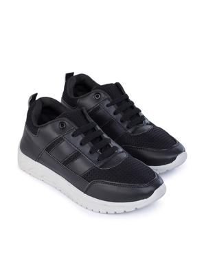 black mesh sport shoes - 17505559 - Standard Image - 2