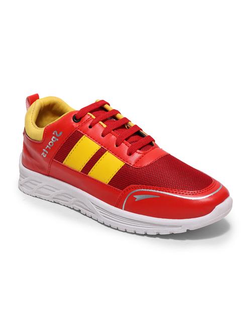 yellow mesh sport shoes - 17505560 - Standard Image - 1