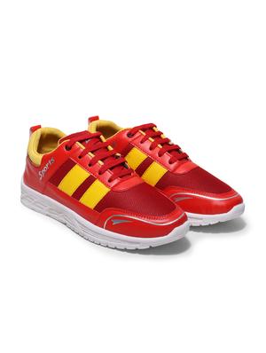 yellow mesh sport shoes - 17505560 - Standard Image - 2