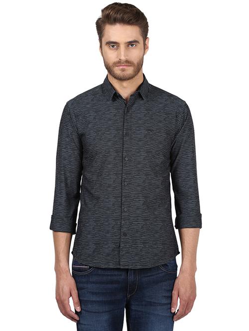 black printed casual shirt - 17506787 - Standard Image - 1