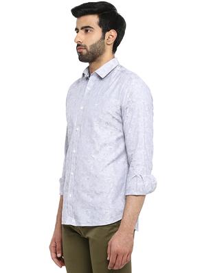 white solid casual shirt - 17506833 - Standard Image - 2