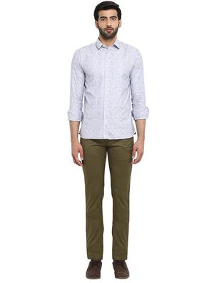 white solid casual shirt - 17506833 - Standard Image - 4