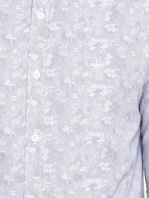 white solid casual shirt - 17506833 - Standard Image - 5