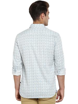 white printed casual shirt - 17507400 - Standard Image - 3