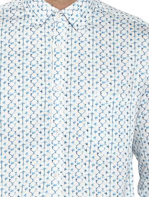 white printed casual shirt - 17507400 - Standard Image - 5
