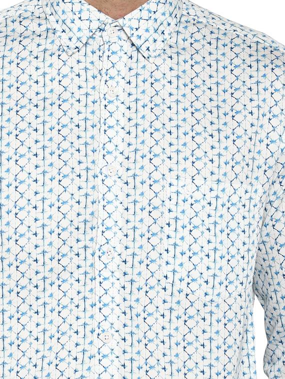 white printed casual shirt - 17507400 - Zoom Image - 5