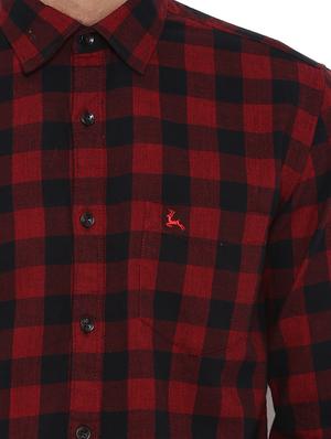 red checkered casual shirt - 17507439 - Standard Image - 5