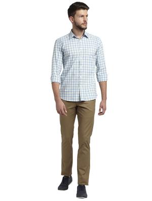 blue checkered casual shirt - 17507585 - Standard Image - 4
