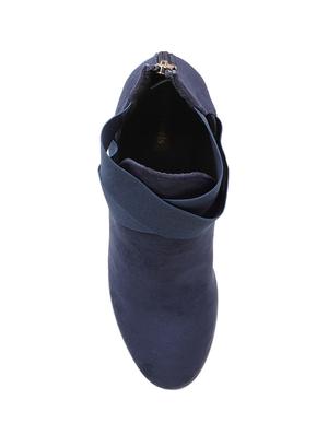 navy ankle boot - 17508039 - Standard Image - 4